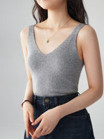 Load image into Gallery viewer, 2-Way Tencel Blend Knit Tank Top [3 Colours]
