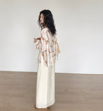 Load image into Gallery viewer, Cross Back Maxi Dress in Cream
