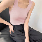 Load image into Gallery viewer, Square Knit Tank Top [4 Colours]

