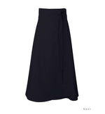 Load image into Gallery viewer, Korean Wendy Twill Wrap Skirt [2 Colours]
