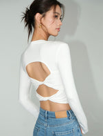 Load image into Gallery viewer, Padded Cutout Back Twist Top [2 Colours]
