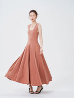 Load image into Gallery viewer, Stretch Sleeveless Flare Maxi Dress [2 Colours]
