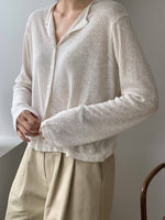 Load image into Gallery viewer, Korean Melange Cardigan Top [4 Colours]
