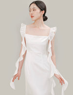 Load image into Gallery viewer, Satin Evening Gowns in White [6 Styles]
