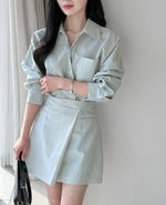 Load image into Gallery viewer, Korean Billie Tencel Blend Shirt Dress [2 Colours]
