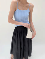 Load image into Gallery viewer, Line Stretch Camisole in Blue
