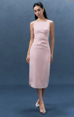 Load image into Gallery viewer, Boatneck Sheath Midi Dress [3 Colours]
