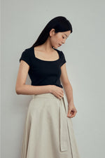 Load image into Gallery viewer, Korean Luen Cotton Stretch Tee [4 Colours]
