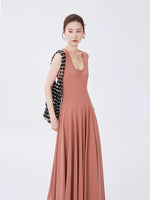 Load image into Gallery viewer, Stretch Sleeveless Flare Maxi Dress [2 Colours]
