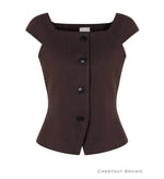 Load image into Gallery viewer, Korean Silon Linen Blend Vest Top [2 Colours]
