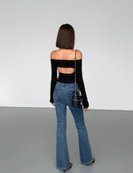 Load image into Gallery viewer, Off Shoulder Cutout Back Top [2 Colours]
