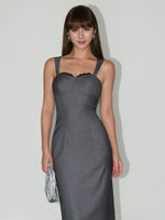 Load image into Gallery viewer, Padded Bustier Tailored Dress [2 Colours]
