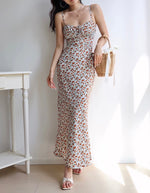 Load image into Gallery viewer, Berri Floral Maxi Dress in White
