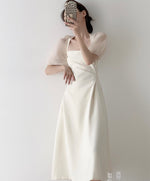 Load image into Gallery viewer, Cathie Blouson Midi Dress [2 Colours]
