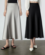 Load image into Gallery viewer, Satin Maxi Slip Skirt [2 Colours]

