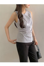 Load image into Gallery viewer, Korean Loulou Tencel Twist Top [2 Colours]

