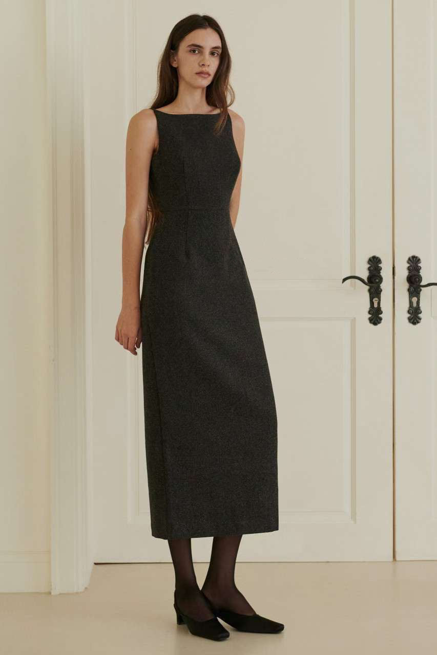 Korean Jako Dress in Grey