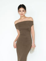 Load image into Gallery viewer, 2-Way Modal Stretch Maxi Dress [2 Colours]
