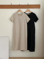 Load image into Gallery viewer, Korean Linen Sleeve Maxi [2 Colours]
