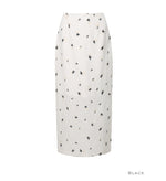 Load image into Gallery viewer, Korean Floral H-Line Skirt [2 Colours]
