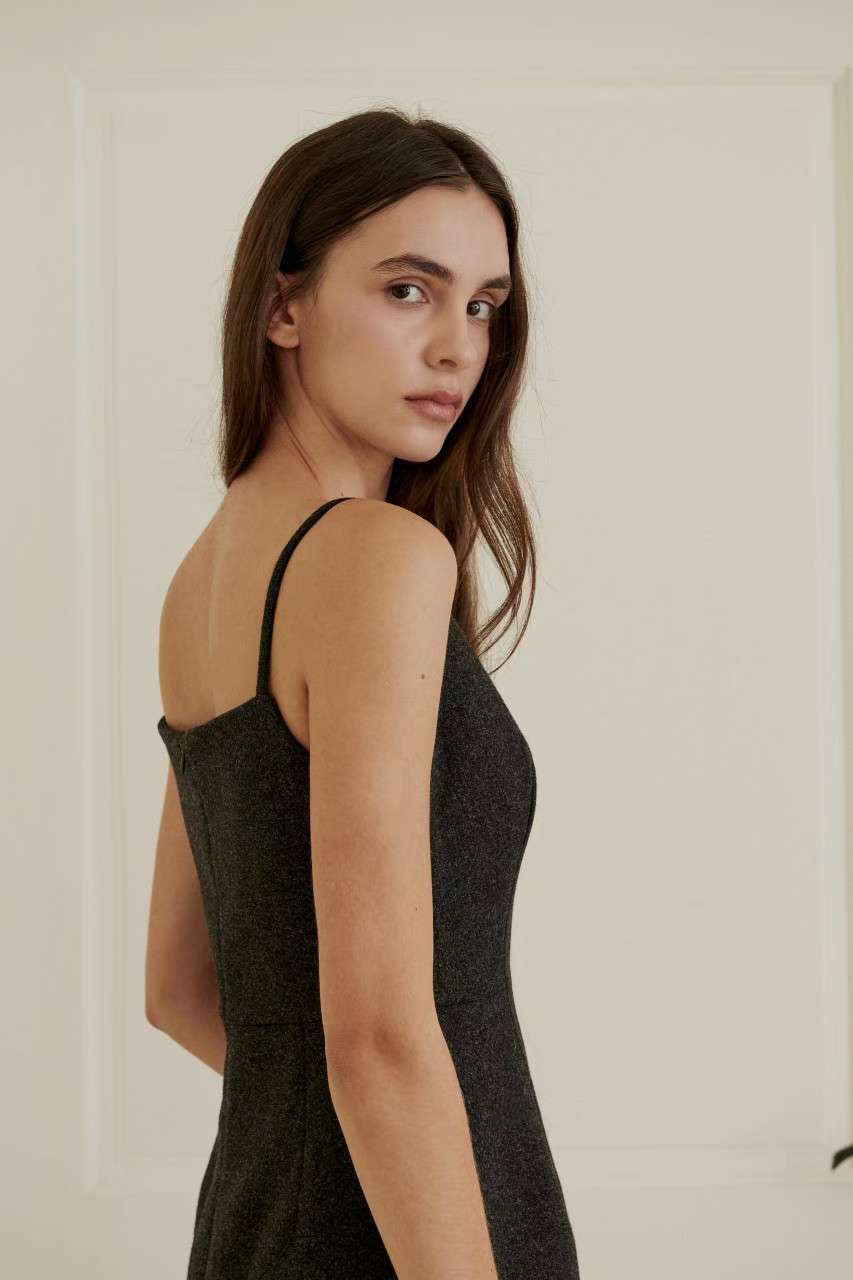 Korean Jako Dress in Grey