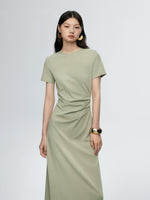 Load image into Gallery viewer, Shirring Midi Dress [2 Colours]
