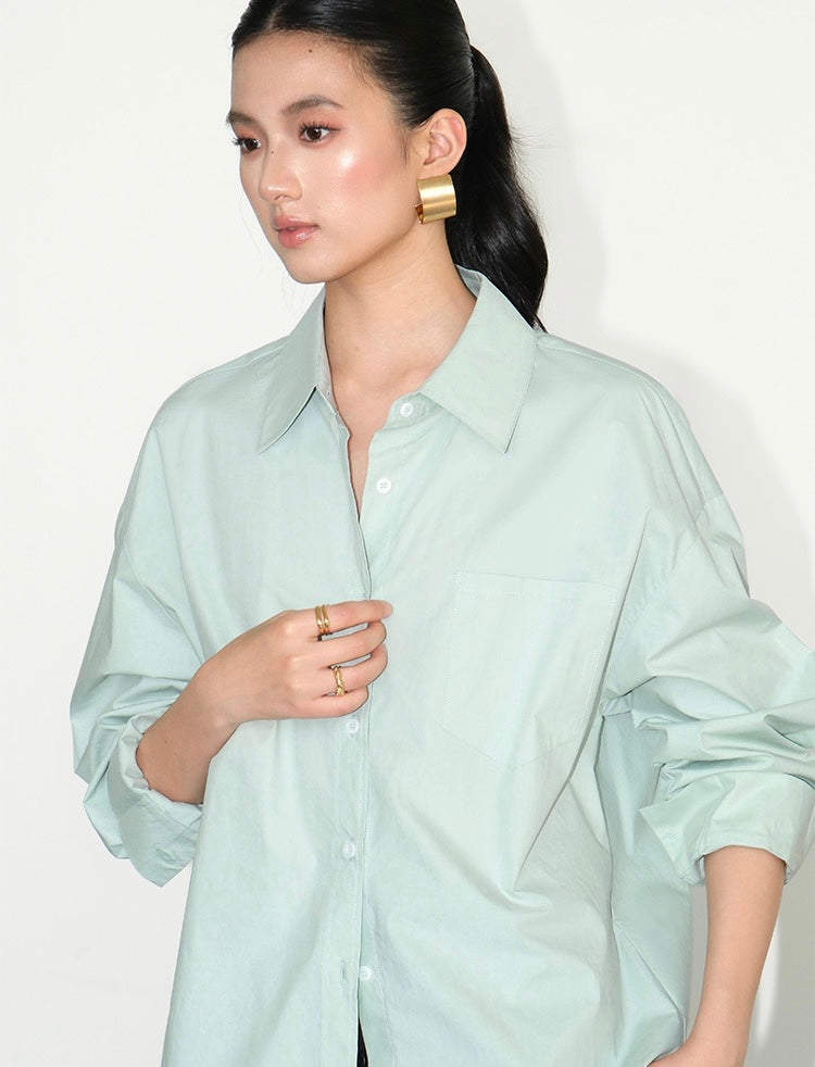 Classic Oversized Pocket Shirt [2 Colours]