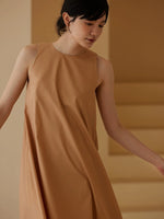 Load image into Gallery viewer, 2-Way Tencel Pocket Dress in Orange
