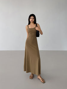 Sleeveless Maxi Flare Dress [5 Colours]