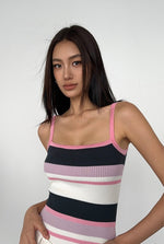 Load image into Gallery viewer, Light Knit Striped Camisole in Multi
