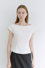Load image into Gallery viewer, Korean Rumi Tailored Top [2 Colours]
