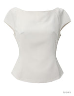 Load image into Gallery viewer, Korean Rumi Tailored Top [2 Colours]
