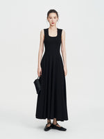Load image into Gallery viewer, Stretch Sleeveless Flare Maxi Dress [2 Colours]

