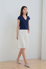 Load image into Gallery viewer, Korean Cotton Stretch Top [3 Colours]
