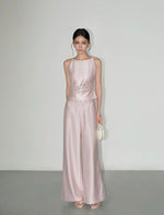 Load image into Gallery viewer, Gathered Peplum Cami // Mini Skirt // Trouses Set [2 Colours]
