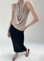 Load image into Gallery viewer, Knit Drape Halter Top [2 Colours]
