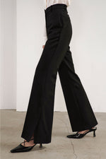 Load image into Gallery viewer, Korean Bilte Tailored Stretch Trousers [2 Colours]
