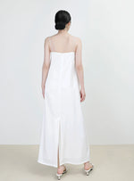 Load image into Gallery viewer, Cami Pocket Maxi Dress in White
