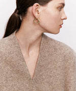 Load image into Gallery viewer, Twist Loop Earrings in Gold
