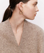 Load image into Gallery viewer, Twist Loop Earrings in Silver
