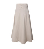 Load image into Gallery viewer, Korean Wendy Twill Wrap Skirt [2 Colours]
