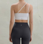 Load image into Gallery viewer, Padded Asymmetric Line Bra Top [3 Colours]
