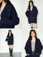 Load image into Gallery viewer, Oversized Pocket Cardigan [2 Colours]
