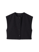 Load image into Gallery viewer, Cropped Short Sleeve Jacket in Black
