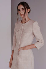 Load image into Gallery viewer, Korean Marco Tweed Dress [2 Colours]
