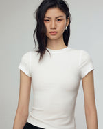 Load image into Gallery viewer, Tencel Classic Cap Sleeve Stretch Tee [3 Colours]
