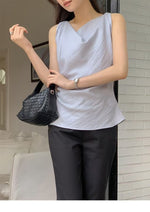 Load image into Gallery viewer, Korean Loulou Tencel Twist Top [2 Colours]
