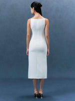 Load image into Gallery viewer, Boatneck Sheath Midi Dress [3 Colours]
