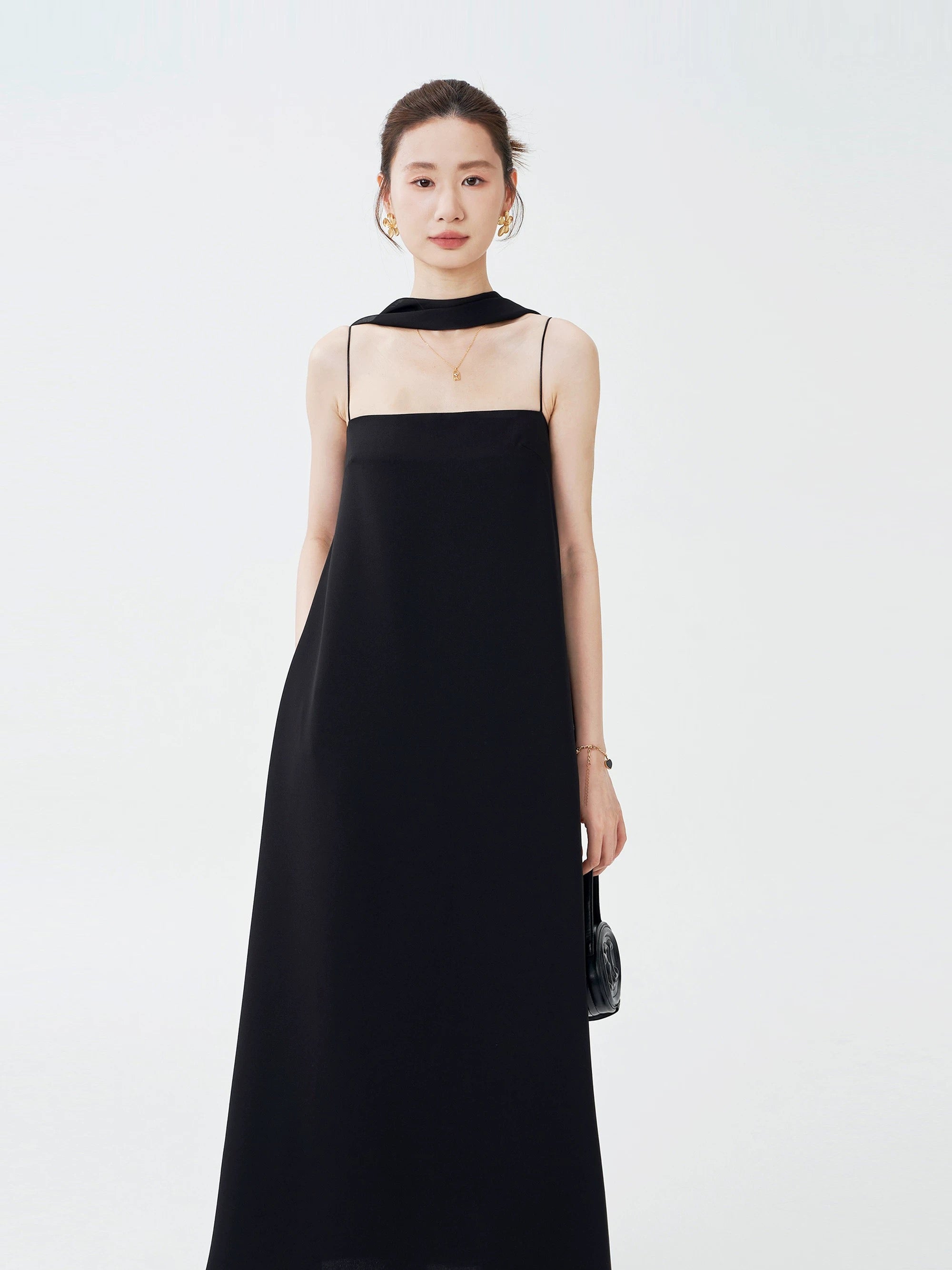 Tencel Blend Cami Pocket Dress + Detachable Sash [2 Colours]