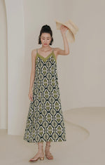 Load image into Gallery viewer, Satin Printed Cami Maxi Dress [2 Colours]
